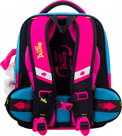 Школьный ранец DeLune Full-set 7mini-022 + мешок + жесткий пенал + спортивная сумка + фартук для труда + мишка - Фото 5